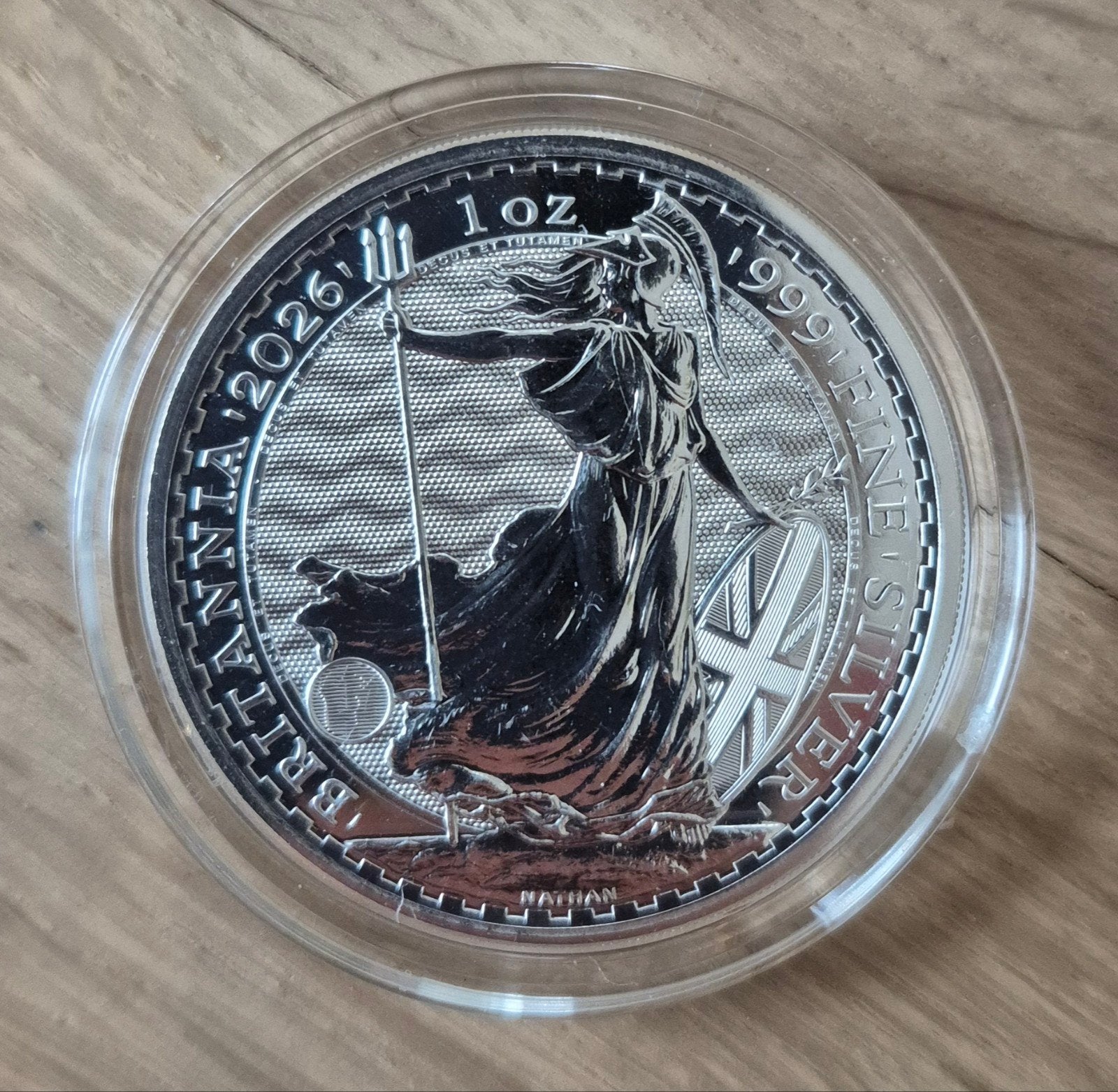 1 oz zilveren munt Britannia 2026, Ophalen of Verzenden, Zilver