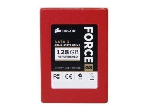 Corsair Force Series CSSD-F128GBGS/RF2 128GB SSD 2.5" SATA, Gebruikt, Ophalen of Verzenden, Laptop, Corsair