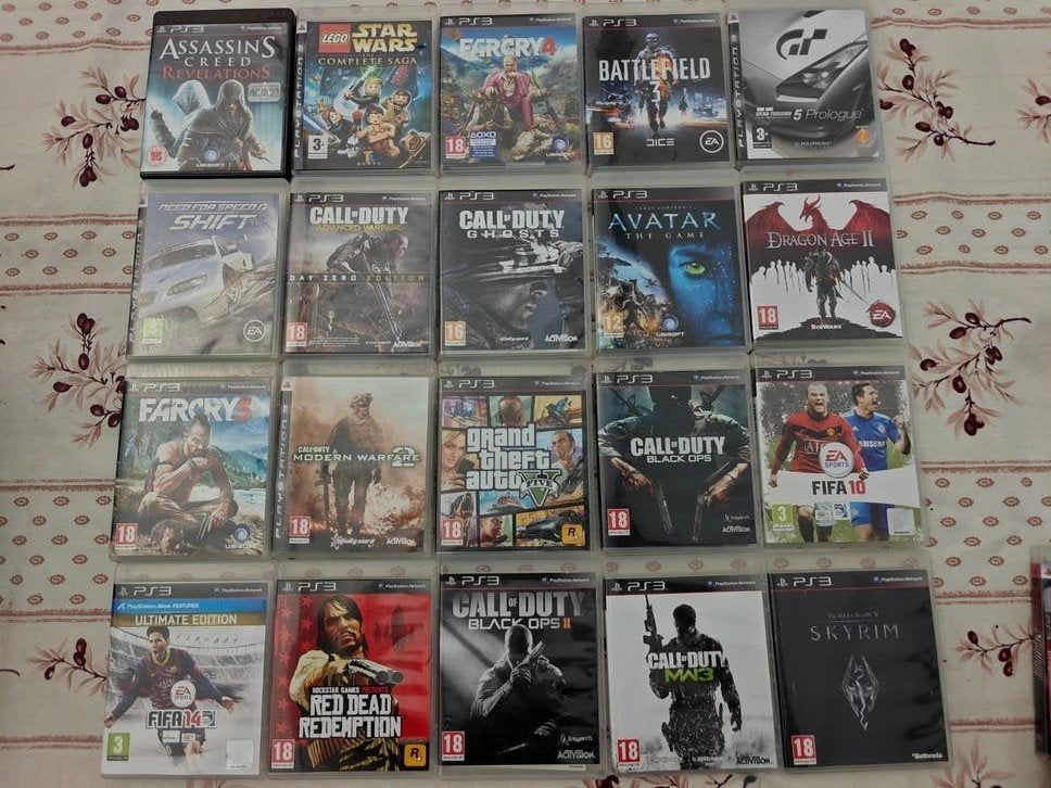 PS3 Games 17 stuks, Gebruikt, 1 speler, Vanaf 3 jaar, Ophalen