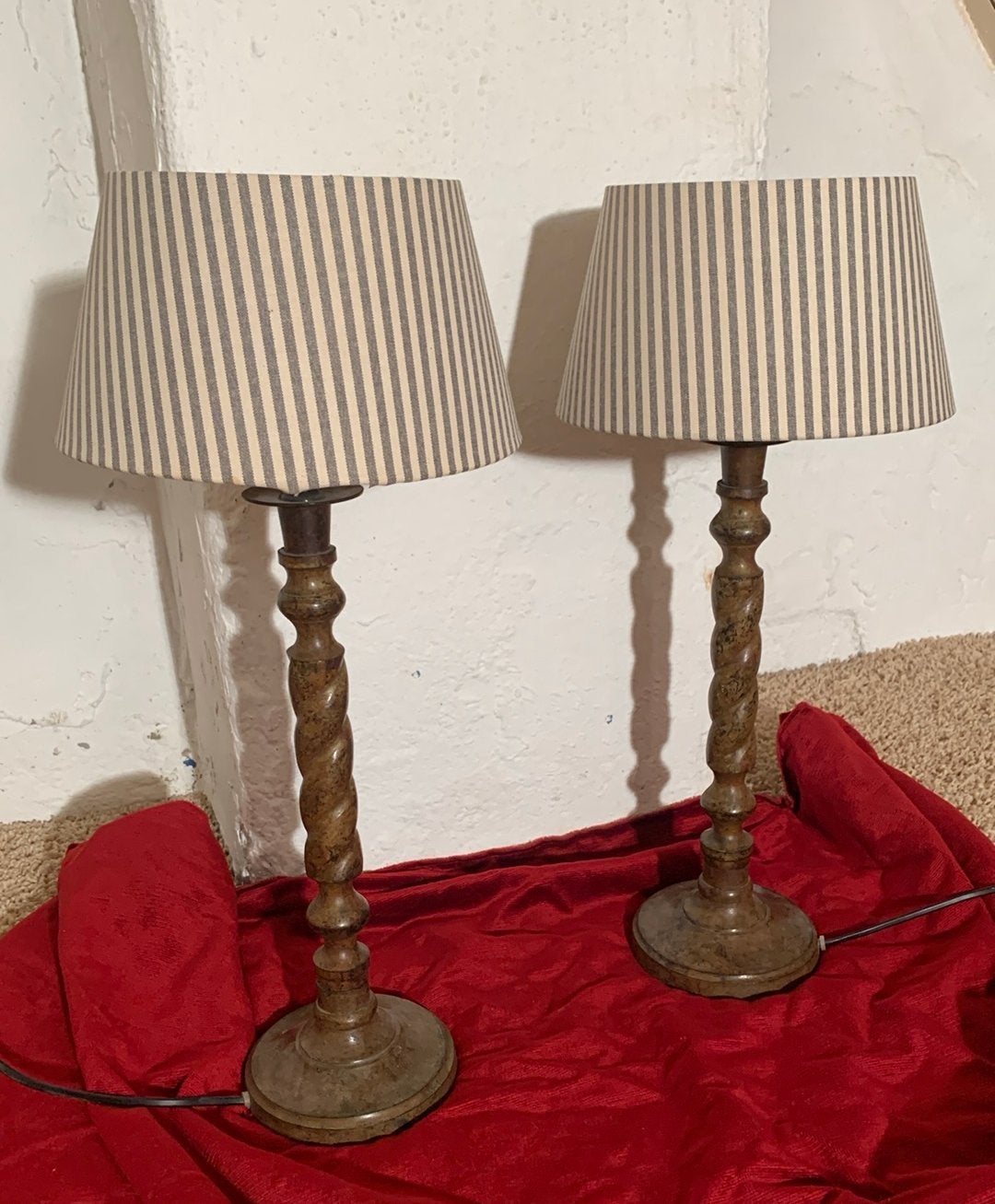Schemerlampen, Met schakelaar, Meerkleurig, 55 cm, Metaal