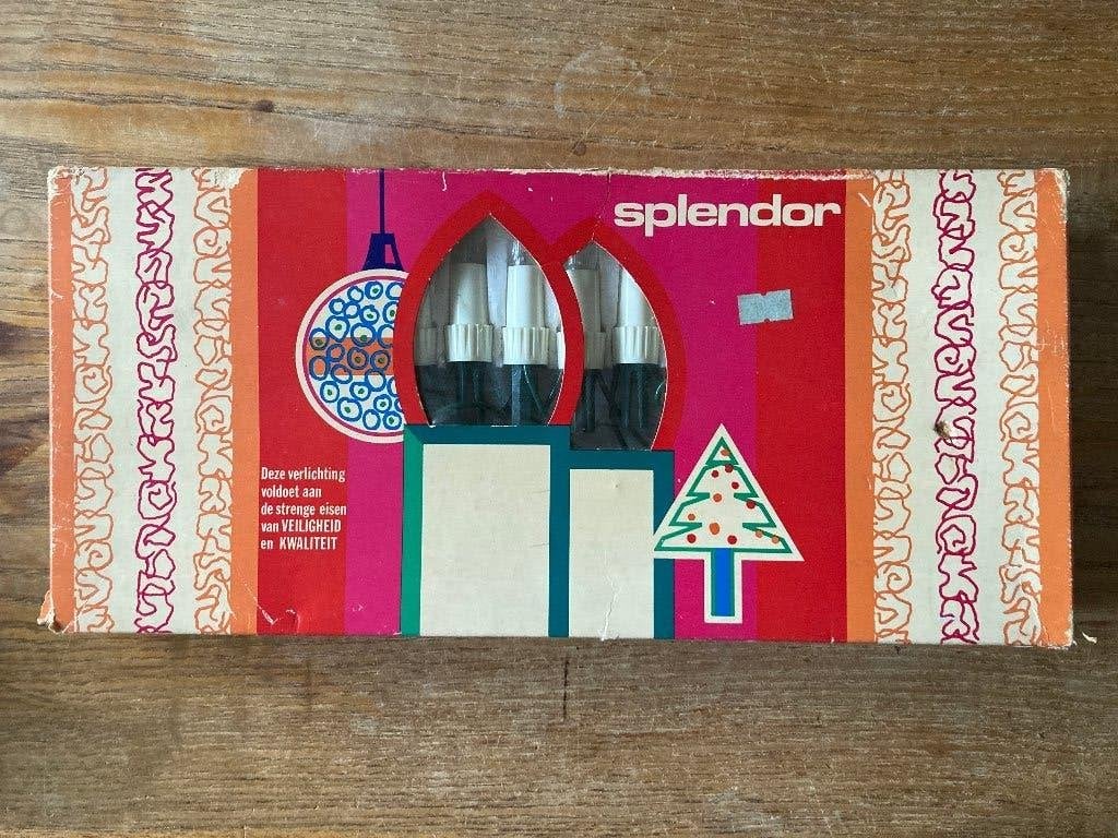 Vintage Splendor kerstboomverlichting - 16 stuks - type 204B, Diversen, Kerst, Ophalen of Verzenden