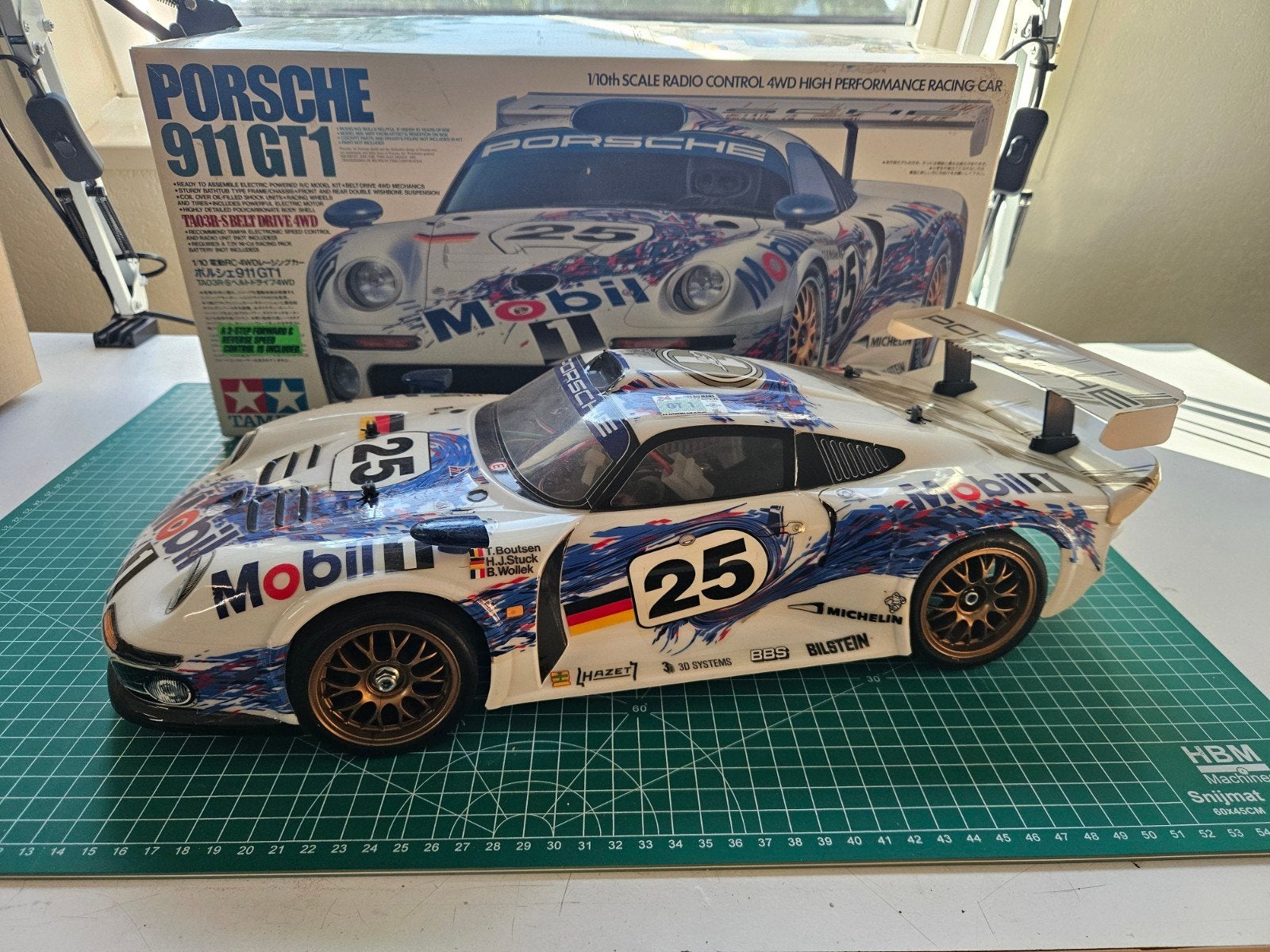 Tamiya Mobil Porsche GT1, Hobby en Vrije tijd, Elektro, Ophalen of Verzenden, Zo goed als nieuw, Schaal 1:10