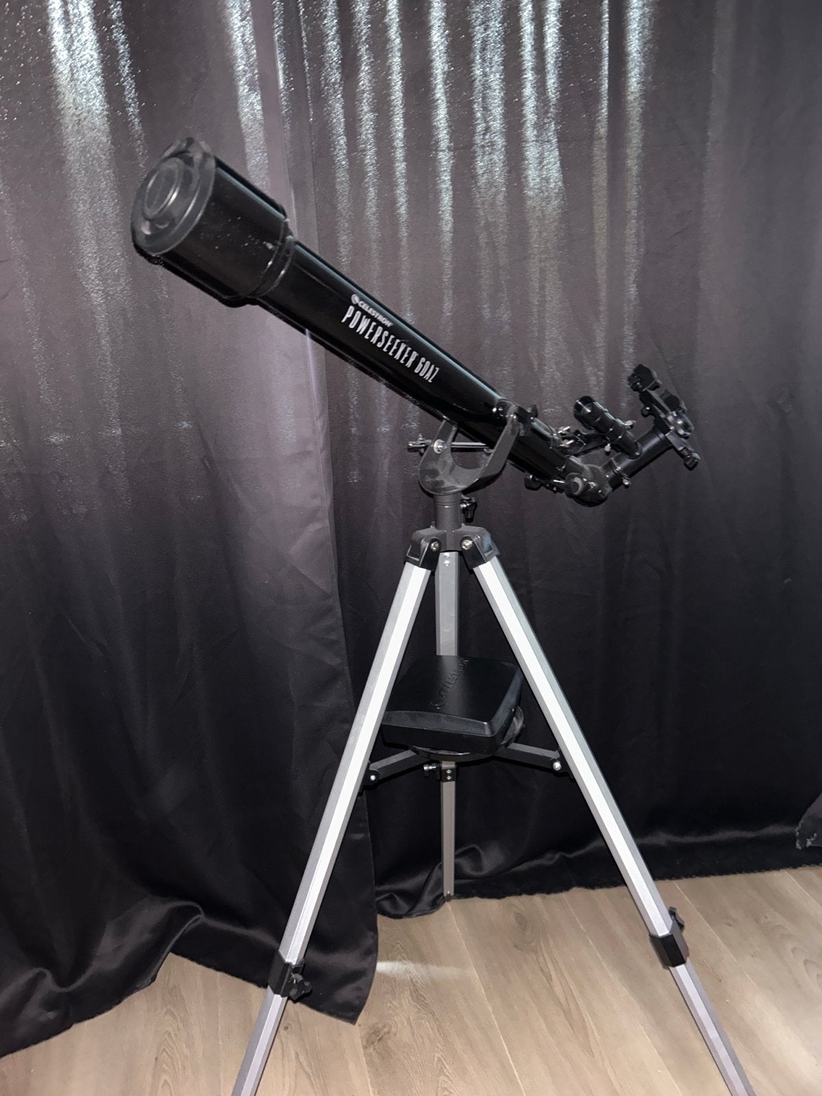 Celestron PowerSeeker 60AZ Telescoop met Statief, Lenzentelescoop (refractor), 80 tot 200 mm, Met statief, Ophalen of Verzenden