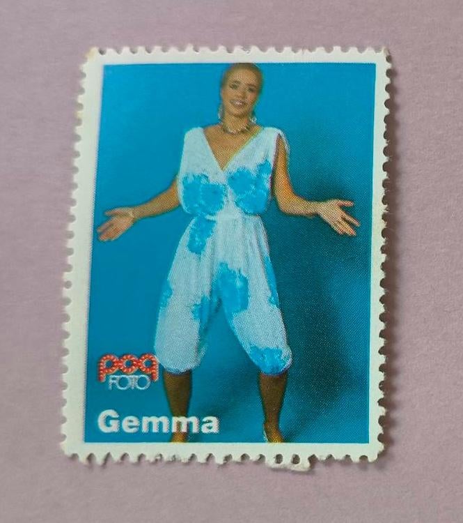 Popfoto zegel Gemma van Eck(van Babe), Verzamelen, Ophalen of Verzenden, Nieuw, Foto of Kaart