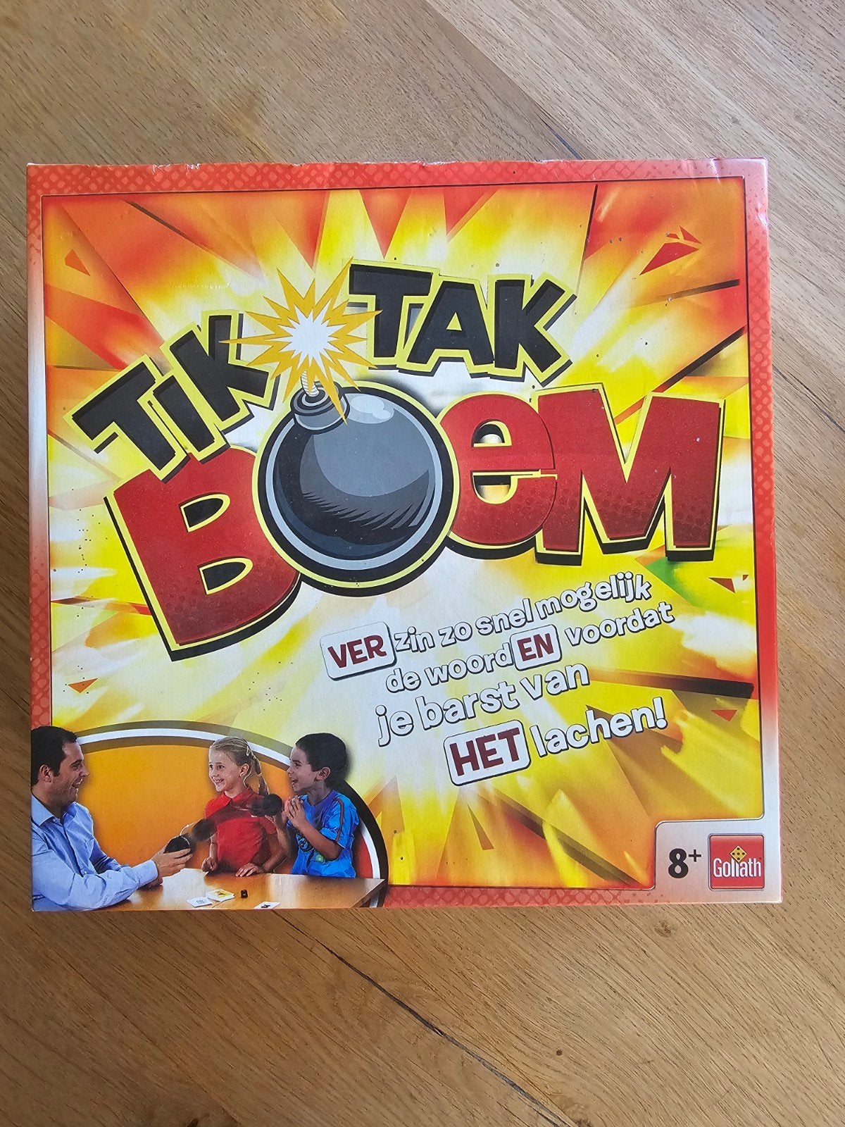 Tik Tak Boem - Het hilarische woordspel voor de hele familie, Vijf spelers of meer, Ophalen, Nieuw, Goliath