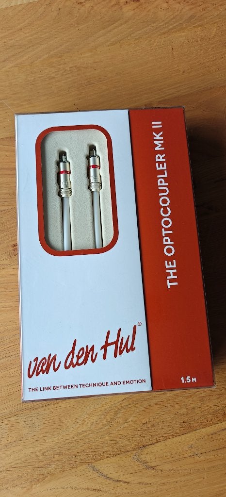 Van den Hul - Optocoupler MK II - 150 cm, Audio, Tv en Foto, Audiokabels en Televisiekabels, Ophalen of Verzenden, Zo goed als nieuw