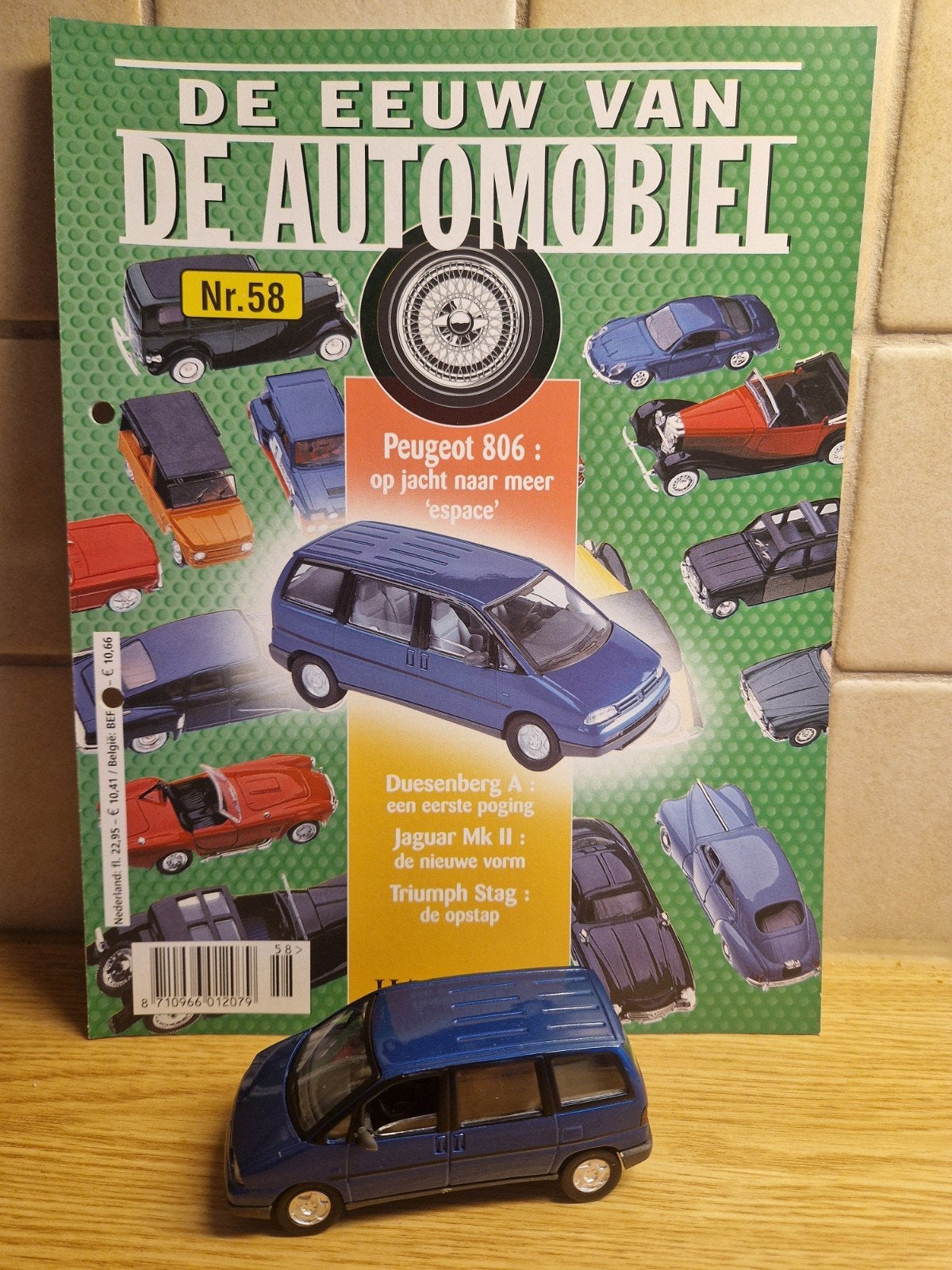 solido Renault 806 tijdschrift transparante cover, Ophalen of Verzenden, Zo goed als nieuw, Auto, Solido
