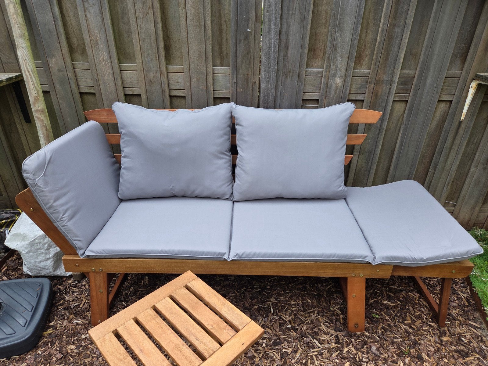Nieuw: set kussens grijs voor livarno sevilla tuinbank, Tuin en Terras, Ophalen of Verzenden, Nieuw