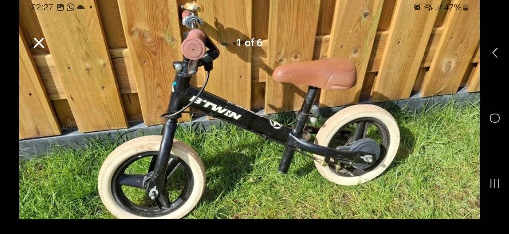 Loopfietsje, Ophalen, Gebruikt, Loopfiets