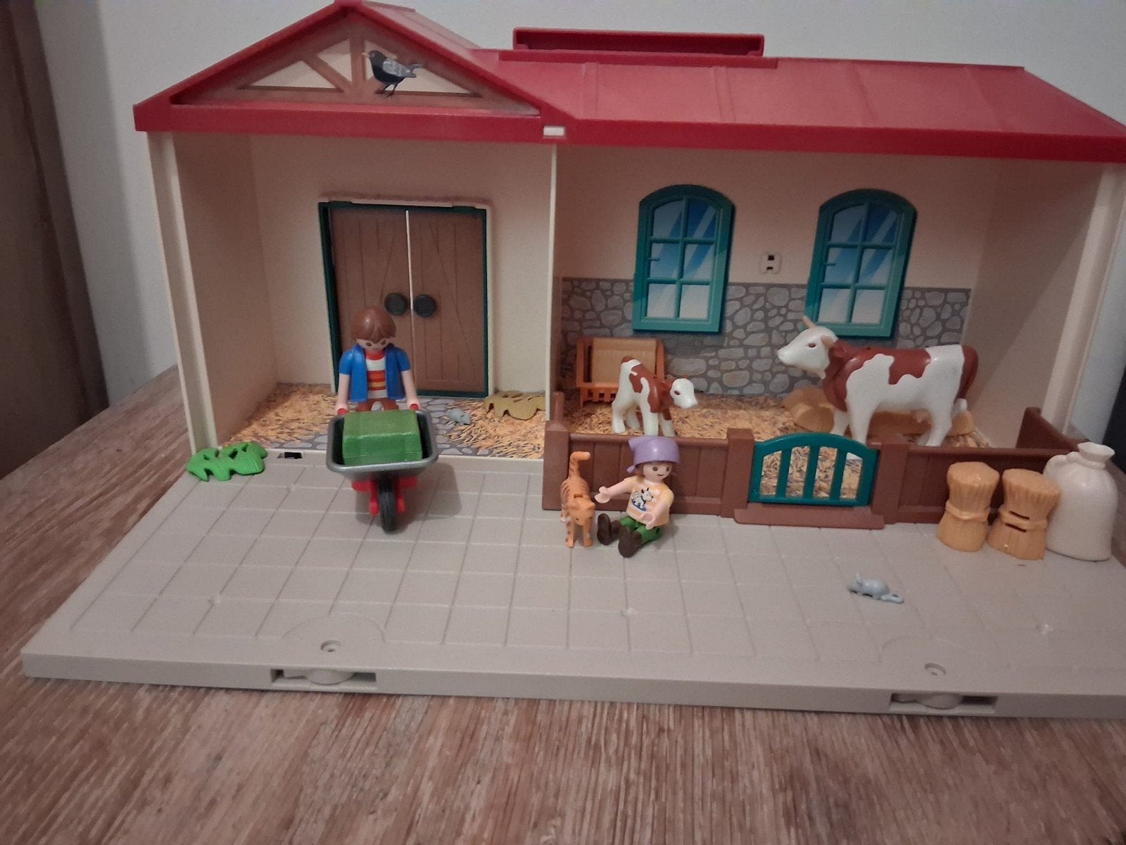 Playmobil meeneem boerderij, complete set 4897, Ophalen of Verzenden, Gebruikt