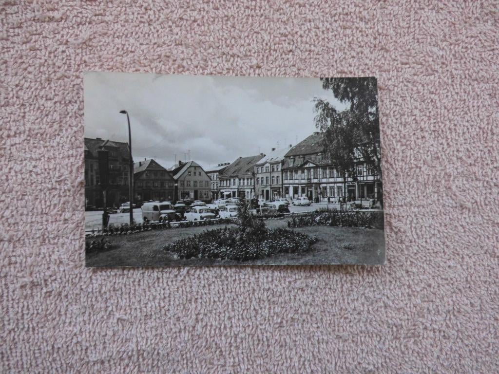 Waren / Müritz Marktplatz - DDR, Verzamelen, Ophalen of Verzenden, 1940 tot 1960, Gelopen, Duitsland