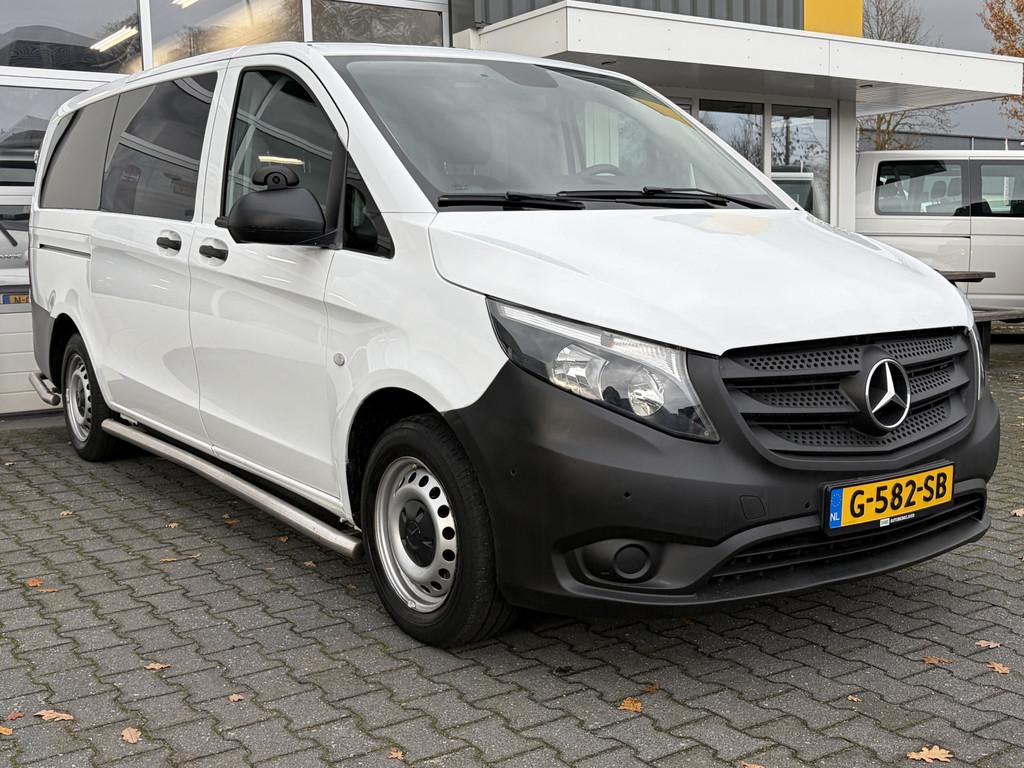 Mercedes-Benz Vito Tourer 116 CDI Pro Lang Airco Cruise cont, Auto's, Automaat, Gebruikt, 2000 kg, Wit