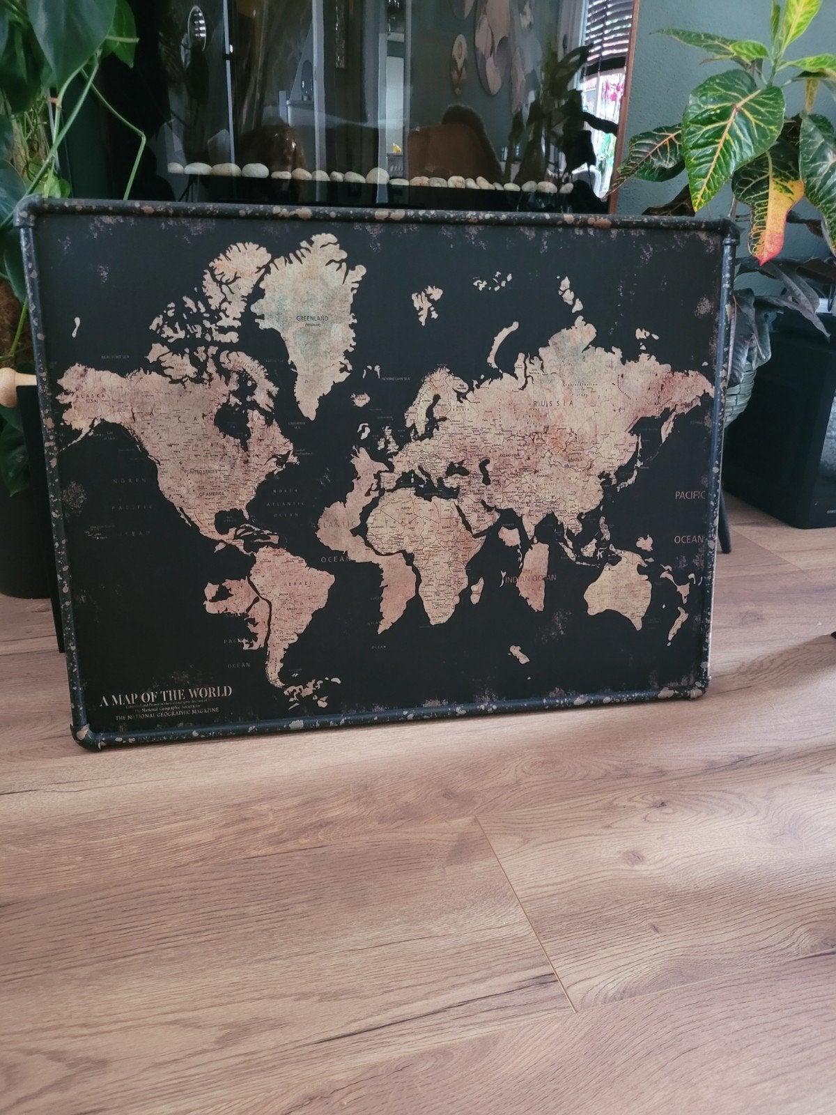 wereld schilderij, Ophalen, Schilderij