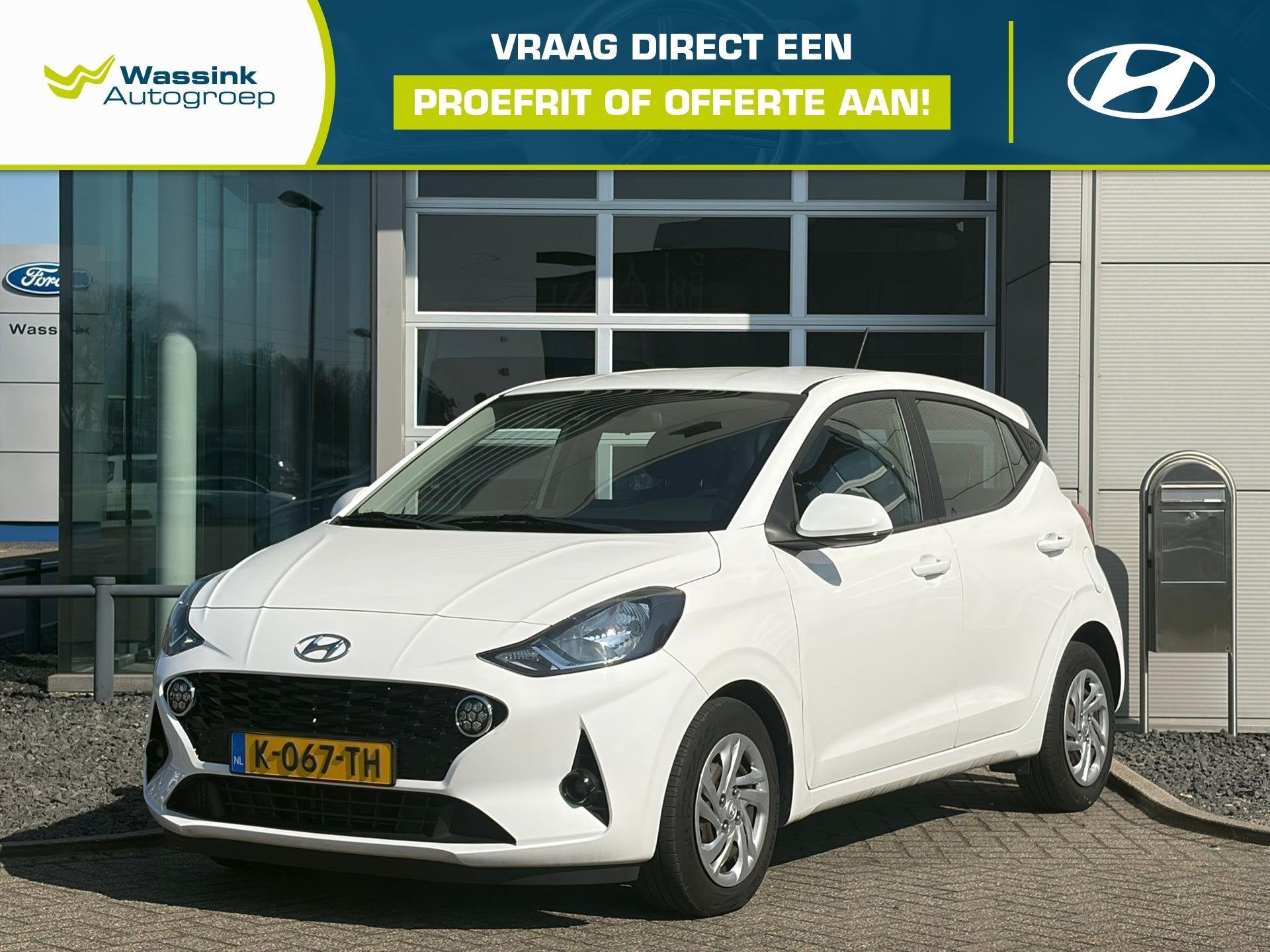 Hyundai i10 1.0i 67pk Comfort | Airco | Apple carplay | andr, Auto's, Stof, Gebruikt, 899 kg, 4 stoelen