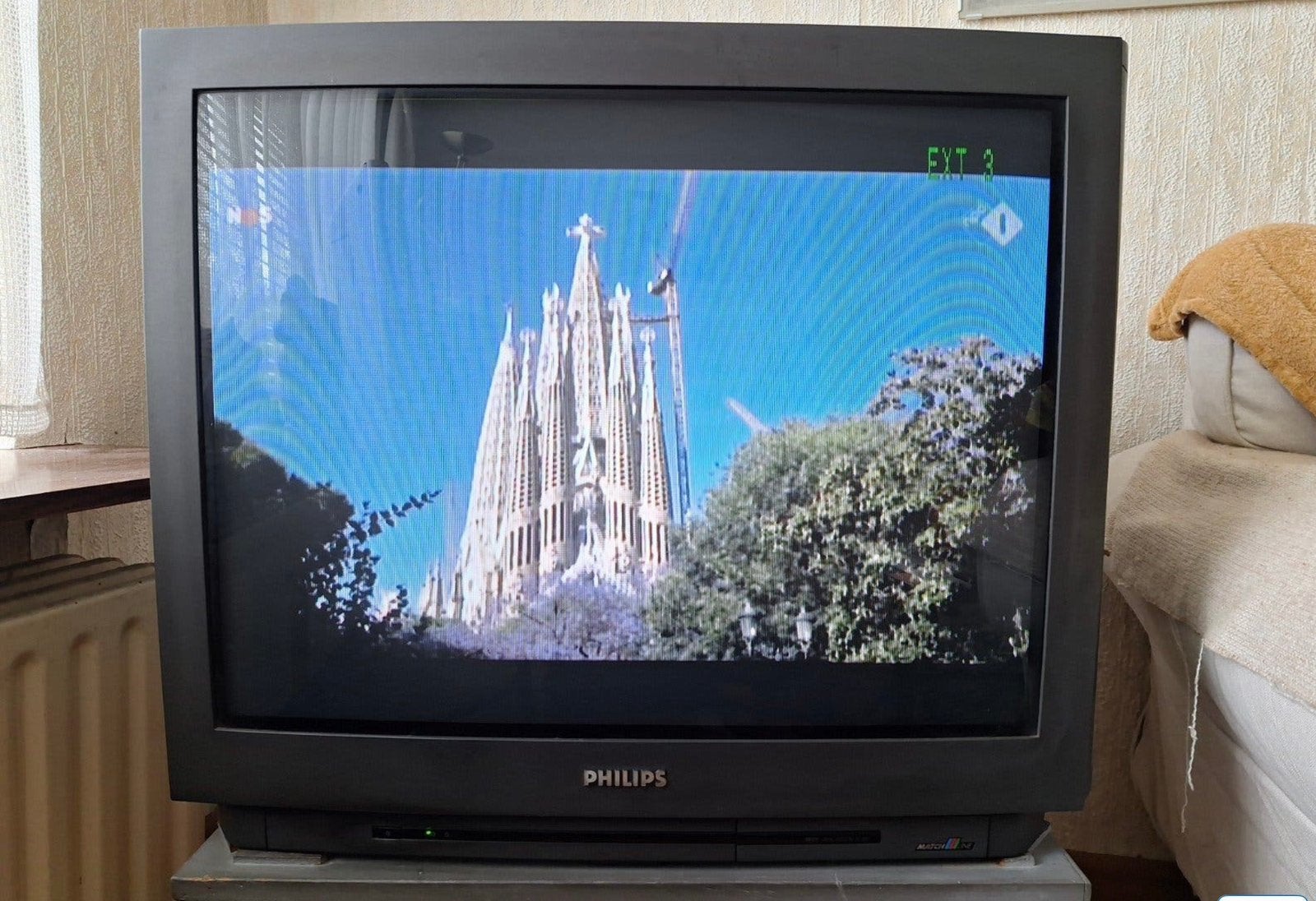 Philps BeeldbuisTv, Crt 100Hz, Ophalen, Philips, Gebruikt, 100 Hz