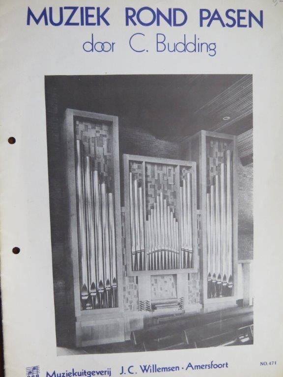 Bladmuziek orgel: Muziek rond Pasen door C. Budding, Orgel, Gebruikt, Klassiek, Ophalen of Verzenden