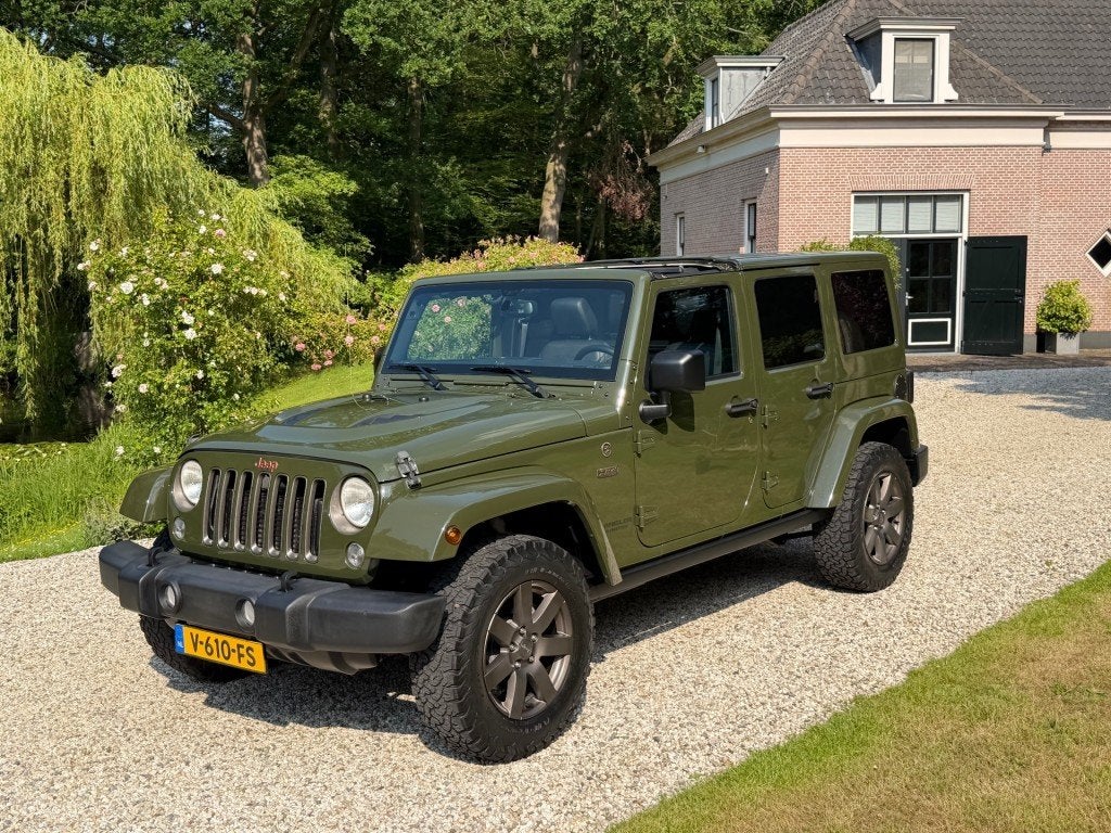Jeep WRANGLER 2.8 CRD 5drs 75th Anniversary NL-auto Grijs ke, Stoelverwarming, 4 cilinders, Bedrijf, Diesel