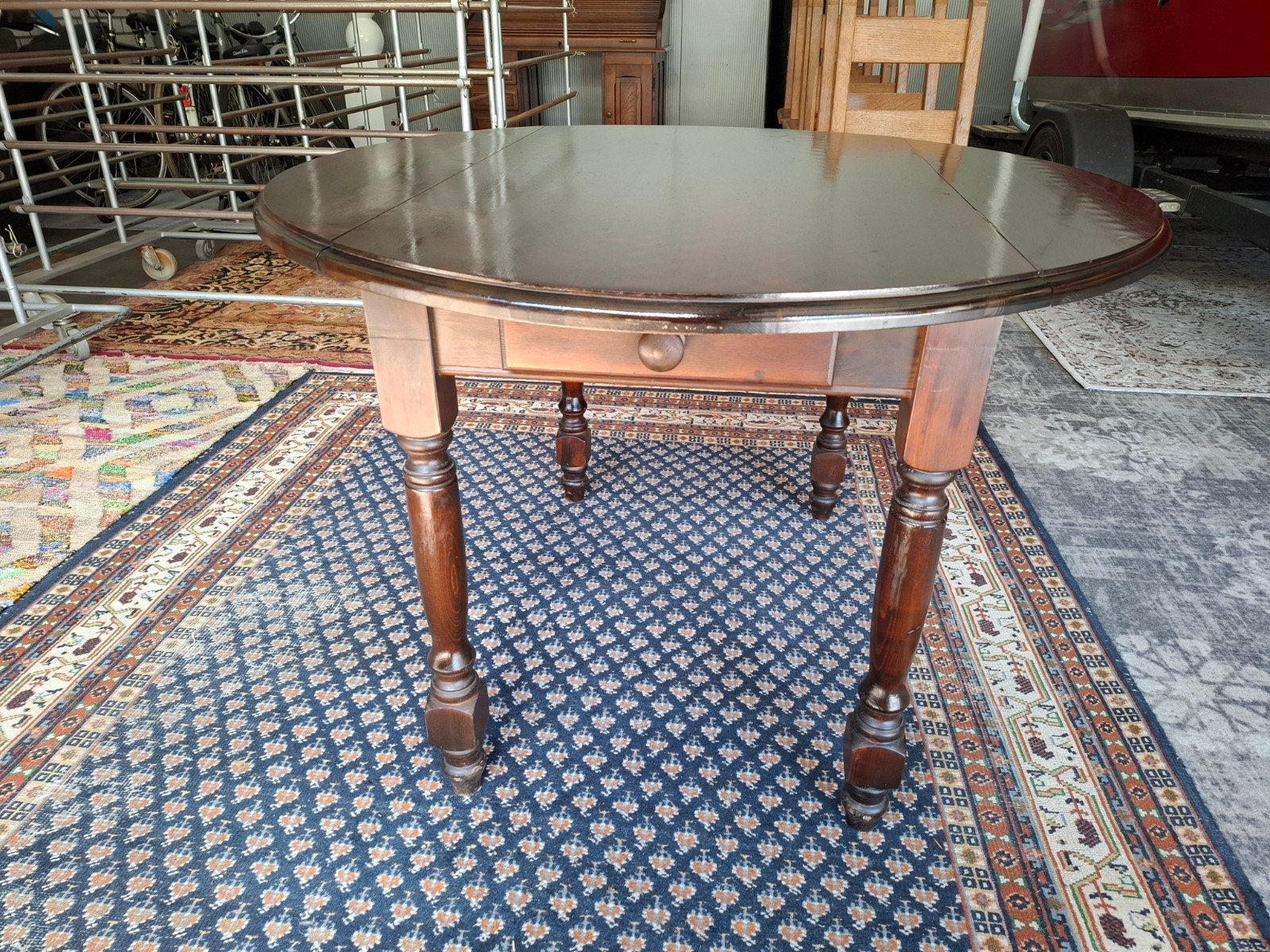 Massief houten hangoor tafel oortafel Izgst. Zie omschr,, Ophalen