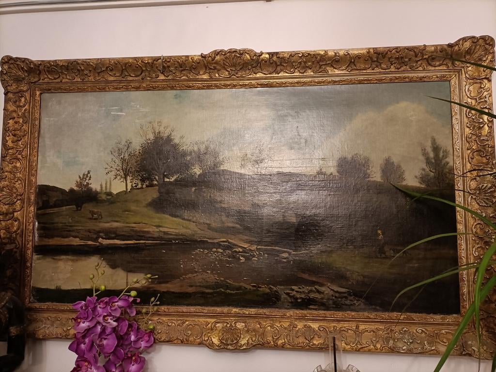 Belgisch landschap, Antiek en Kunst, Ophalen of Verzenden