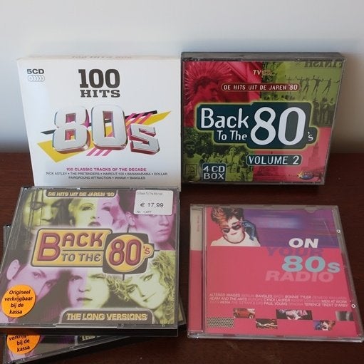 Back to the 80's jaren '80 1980-1990 verzamel CD's SET PRIJS, Ophalen of Verzenden, Gebruikt, Pop
