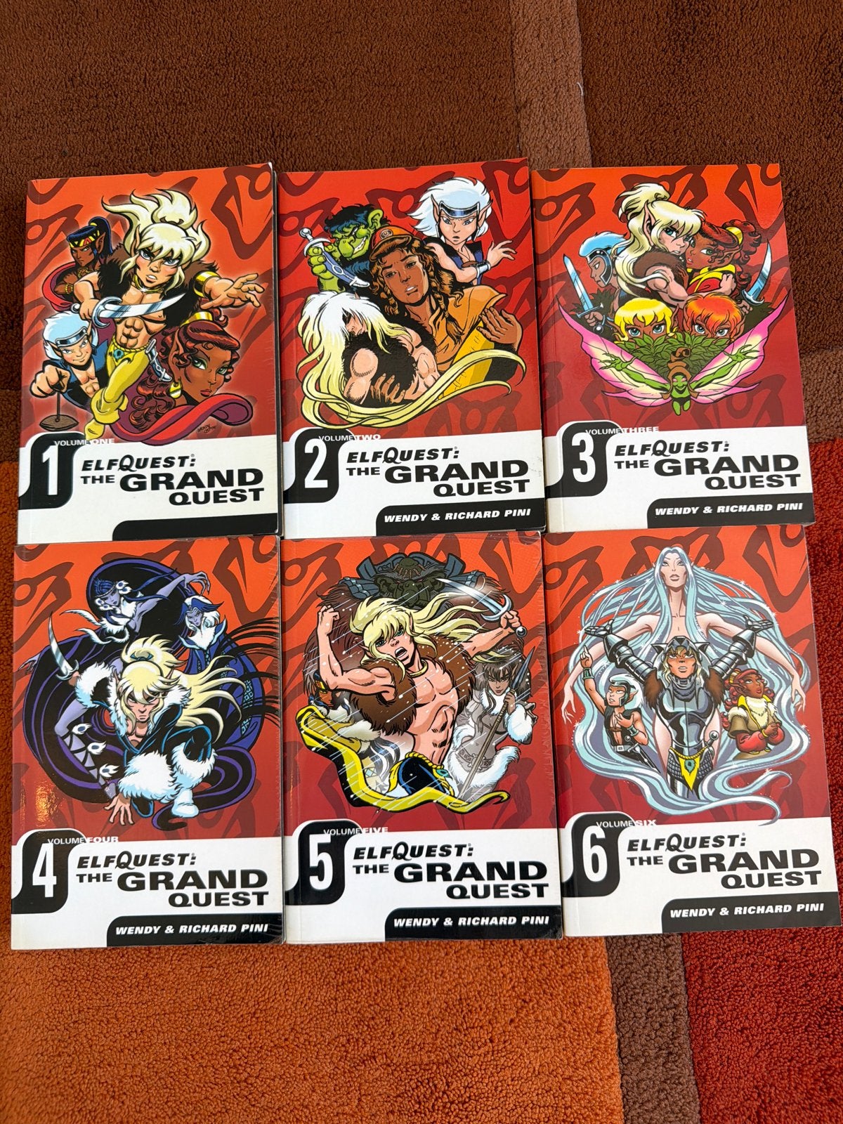Elfquest: The Grand Quest - Deel 1 t/m 6 (Manga), Complete serie of reeks, Ophalen of Verzenden, Zo goed als nieuw