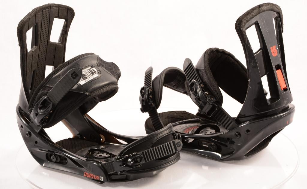 M snowboard bindingen BURTON PROGRESSION, black/red, Ophalen of Verzenden, Gebruikt, Bindingen