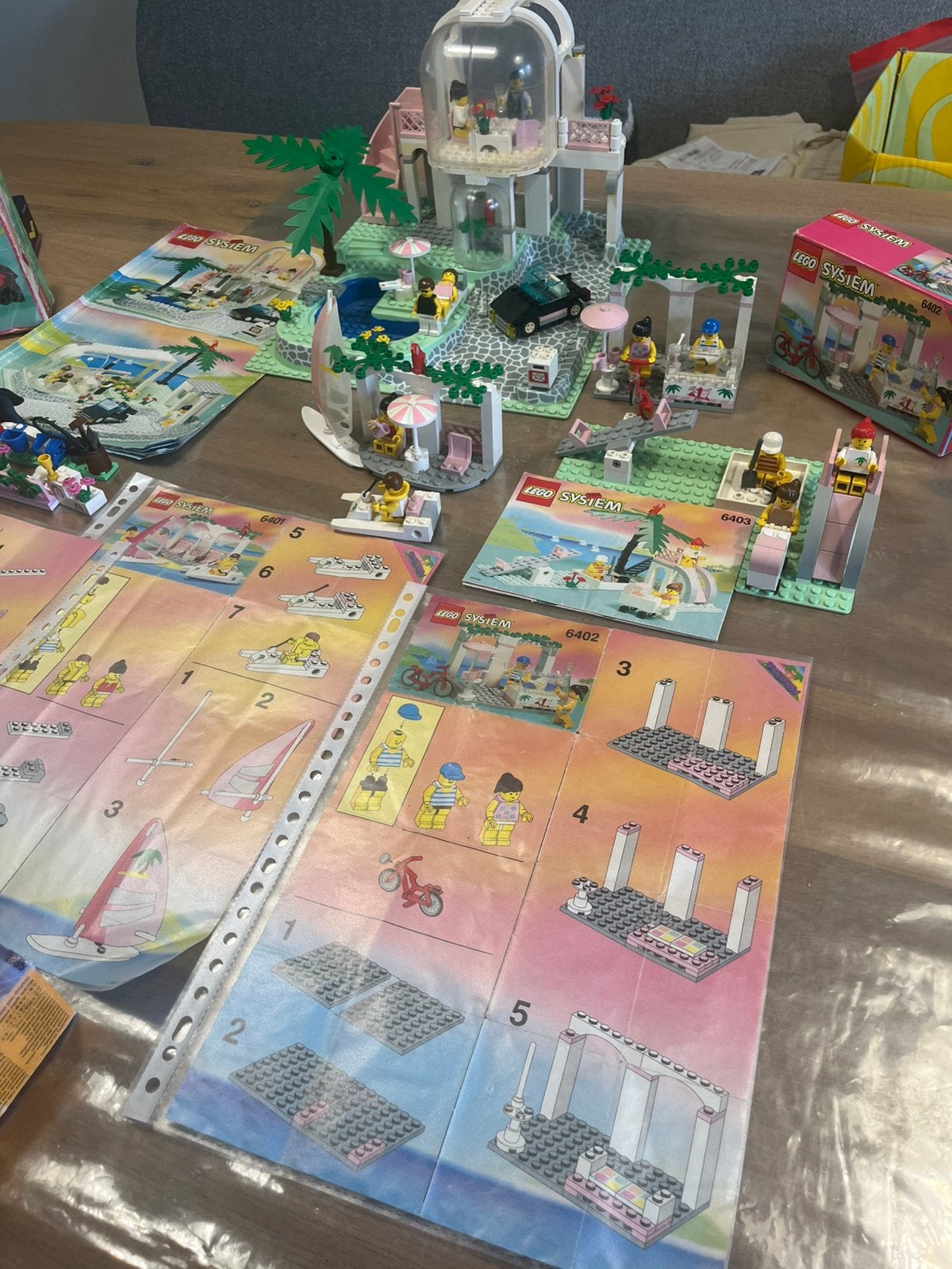 Grote collectie LEGO System paradisa oa 6416 met instructies, Gebruikt, Overige thema's, Lego, Ophalen of Verzenden