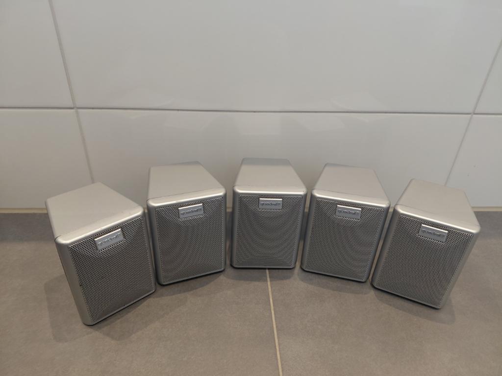 Quadral TSA100 speakerset - 5 werkende speakers, Overige merken, Gebruikt, Ophalen of Verzenden, Surroundset zonder subwoofer