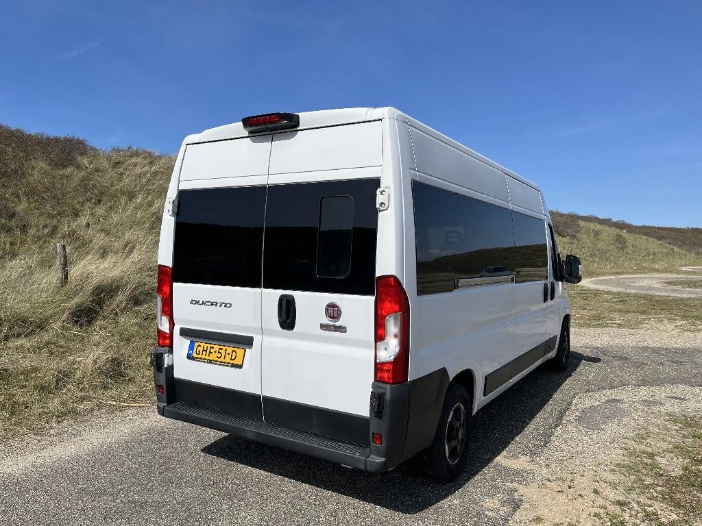Fiat Ducato L3H2 buscamper custom build, Caravans en Kamperen, Campers, Chemisch toilet, Dakluik, Tot en met 2, Particulier