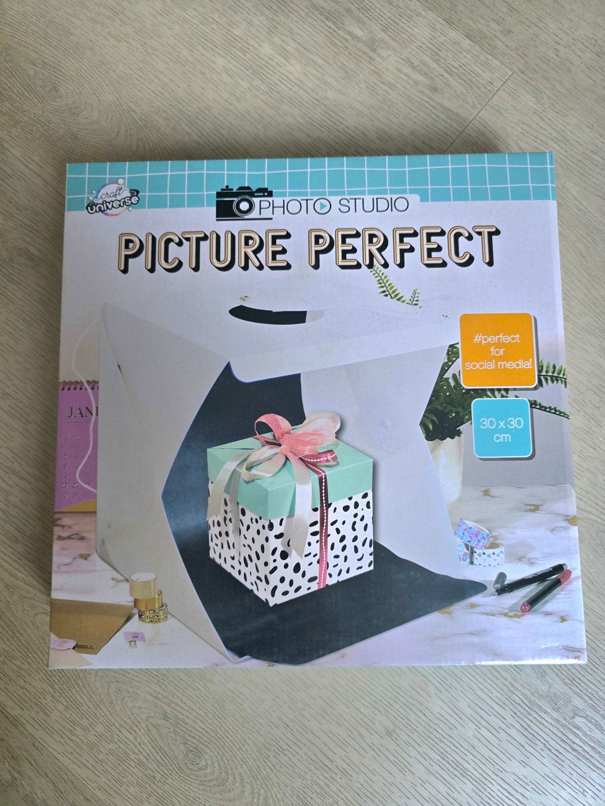 Mini foto studio 30x30 ideaal voor producten/kleine dieren, Audio, Tv en Foto, Fotografie | Fotostudio en Toebehoren, Nieuw, Ophalen of Verzenden
