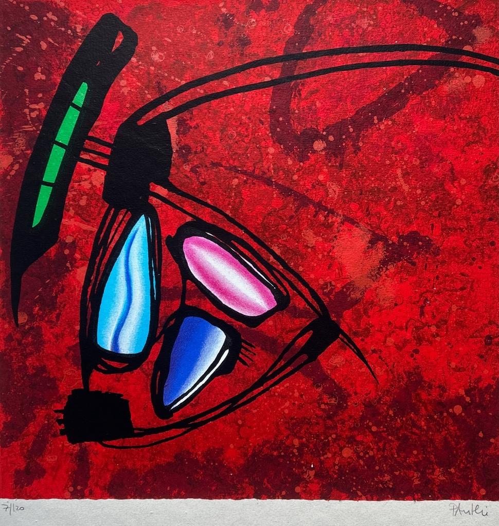 Zeefdruk Werner Pantki, Antiek en Kunst, Verzenden