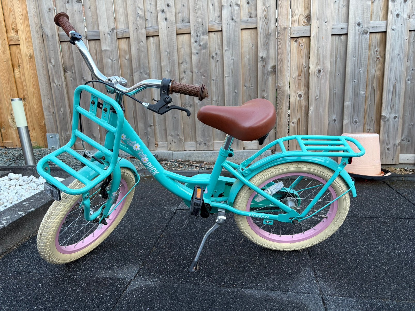 Kinderfiets 16inch incl zijwieltjes, Ophalen, Zo goed als nieuw, 16 tot 20 inch, Zijwieltjes
