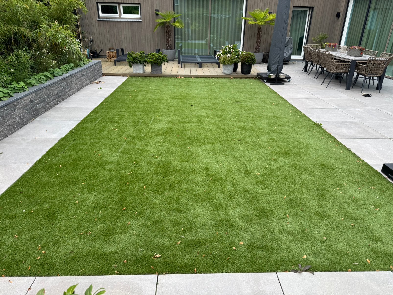 Kunstgras 4mx7.5m, Tuin en Terras, Ophalen, Zo goed als nieuw, 20 m² of meer, Kunstgras