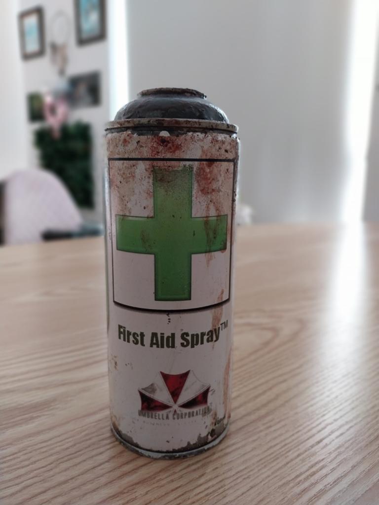 Resident Evil First Aid replica spray, Verzamelen, Ophalen of Verzenden, Nieuw
