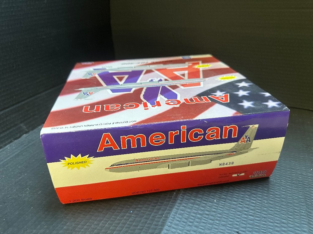 American Airlines B707-300 / Aviation200 / AV27071111BP, Verzenden, Zo goed als nieuw, Schaalmodel