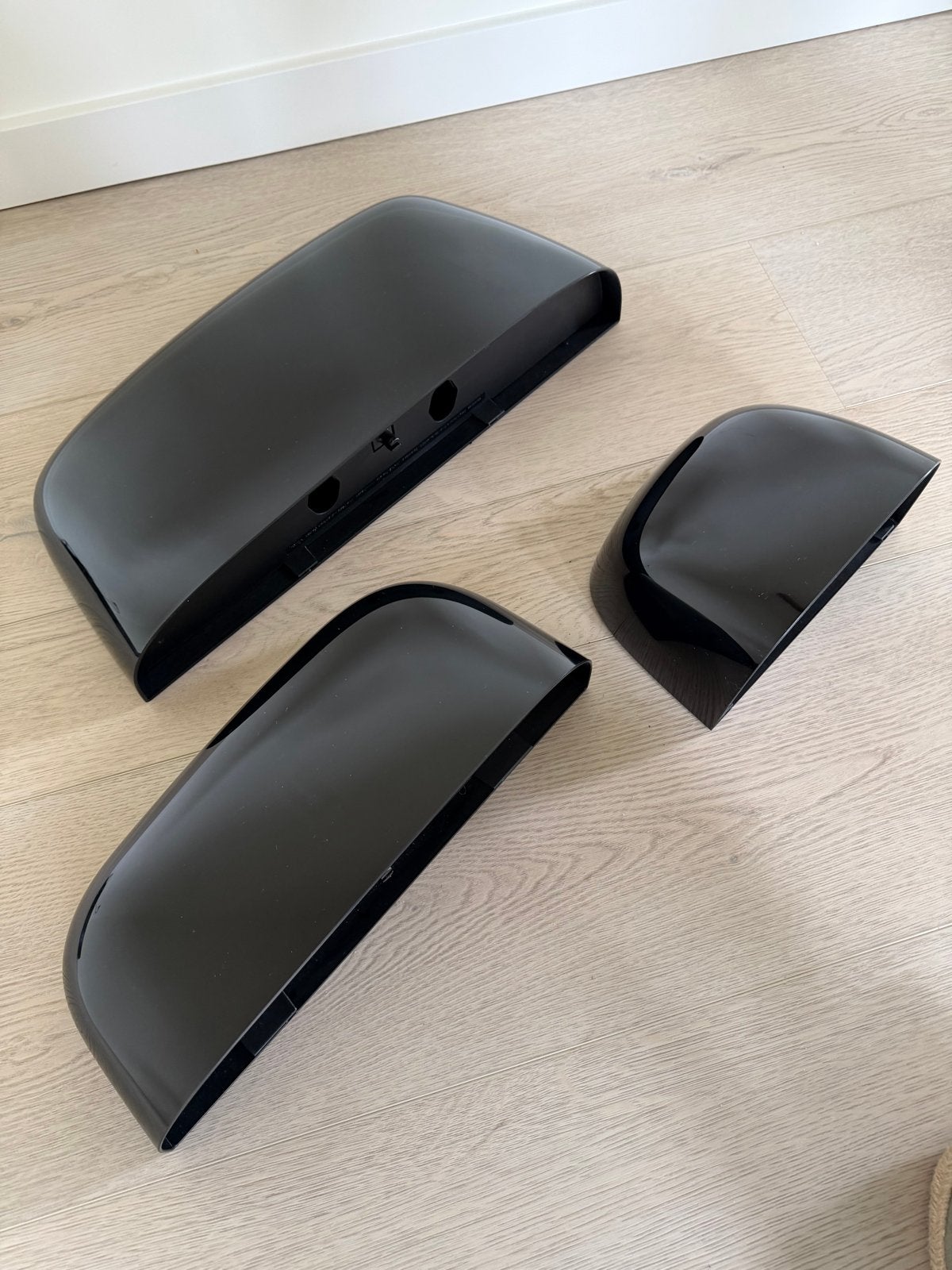 Vitra Corniches Planken Set van 3 - Zwart, Huis en Inrichting, Woonaccessoires | Overige, Gebruikt, Kunststof, Zwart, Modern, Ophalen of Verzenden