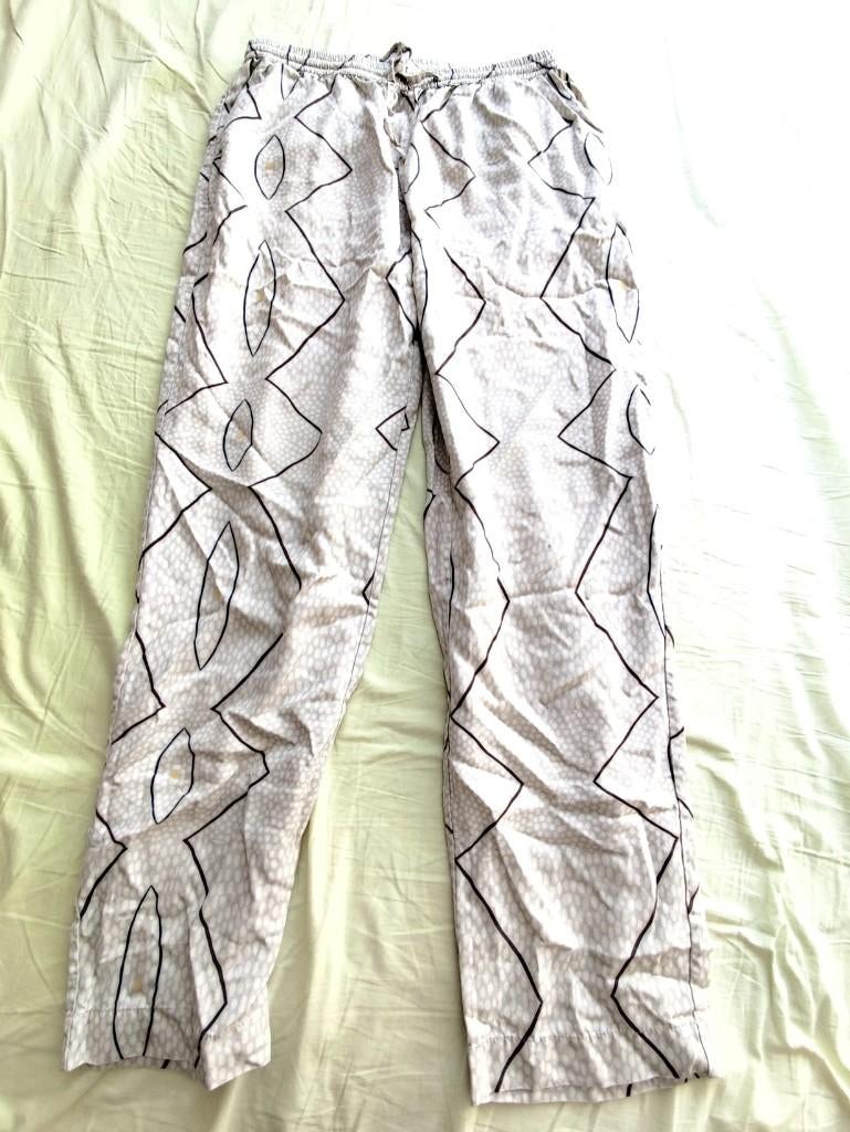 Rhumaa zomerbroek tencel afrikaans patroon maat M, Maat 38/40 (M), Rhumaa, Wit, Ophalen of Verzenden