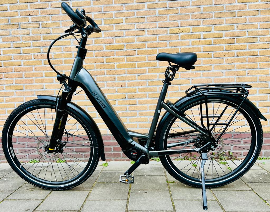 Elektrische fiets pegasus totaal 3086 km bosch middenmotor, 53 tot 56 cm, -, Versnellingen, Pegasus