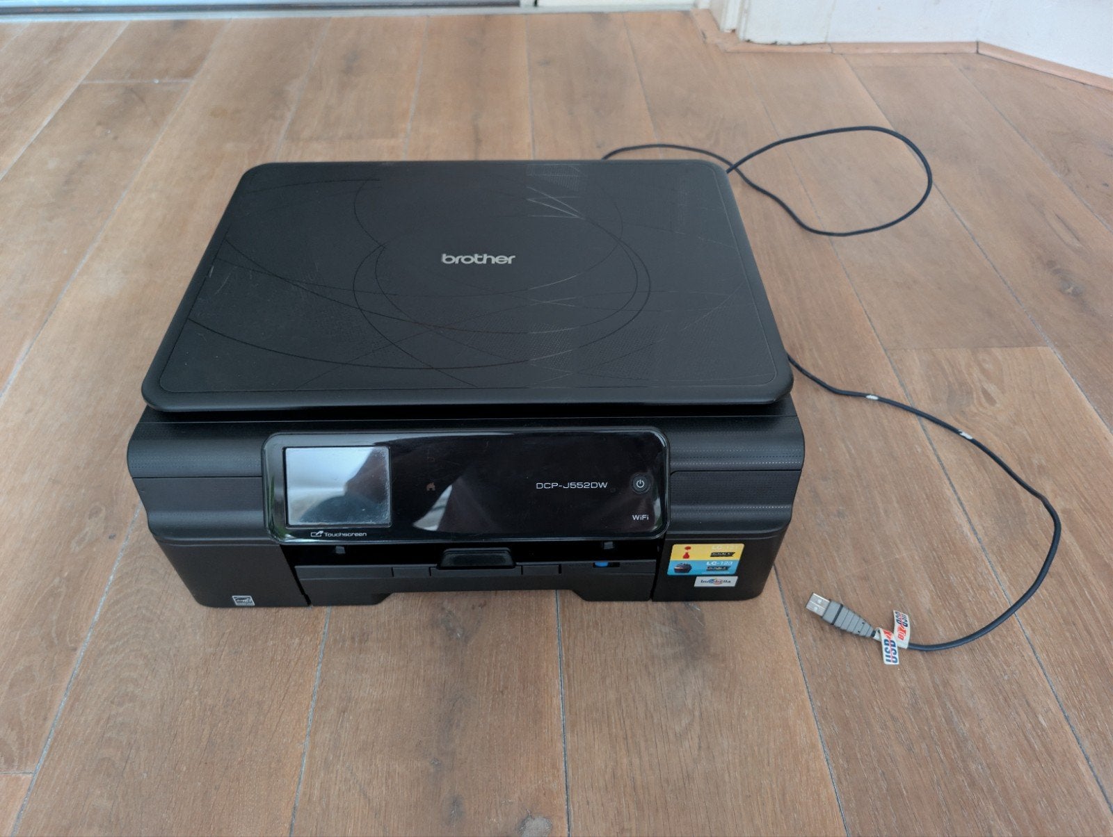 Brother DCP-J552DW All-in-one printer (achterklepje los), Computers en Software, Ophalen, Inkjetprinter, All-in-one, Draadloos