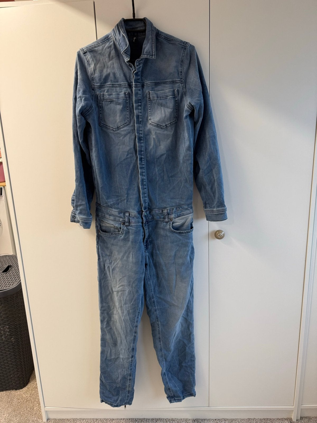 LTB spijker jumpsuit maat M, Kleding | Dames, Ophalen of Verzenden, Gedragen, Maat 38/40 (M), Blauw