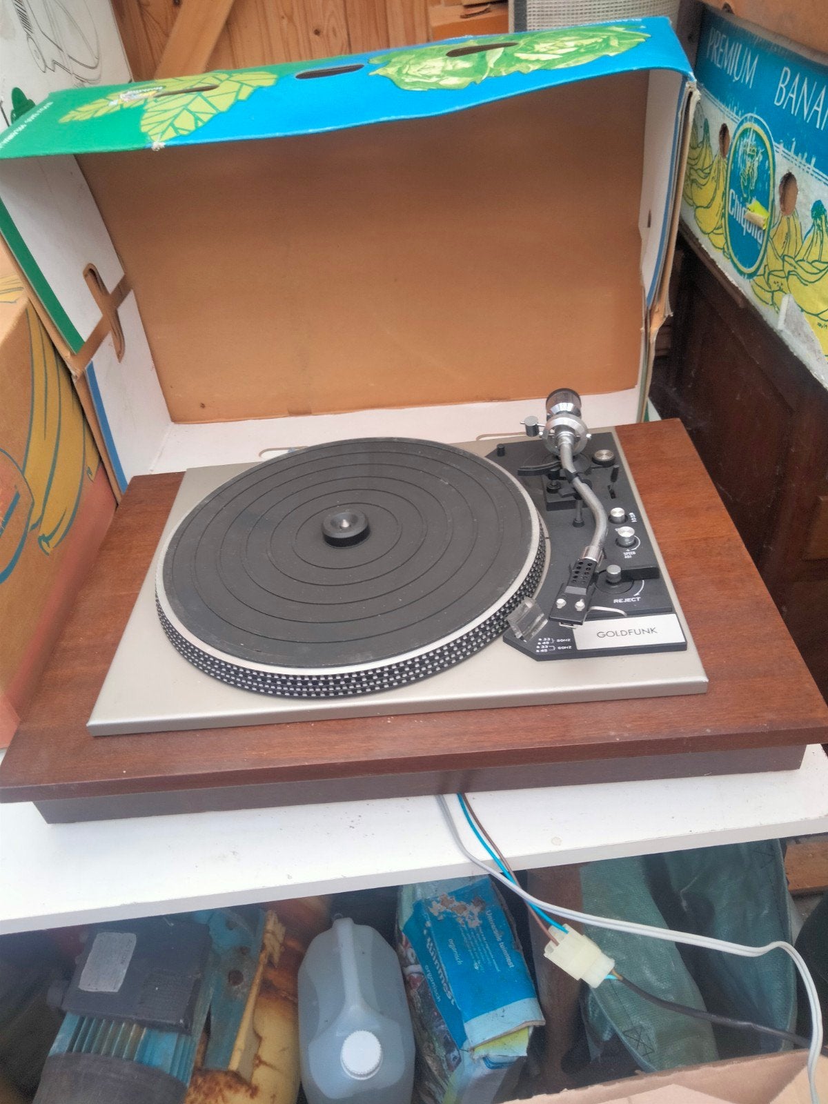 Platenspeler van het merk Goldfunk., Ophalen of Verzenden, Overige merken