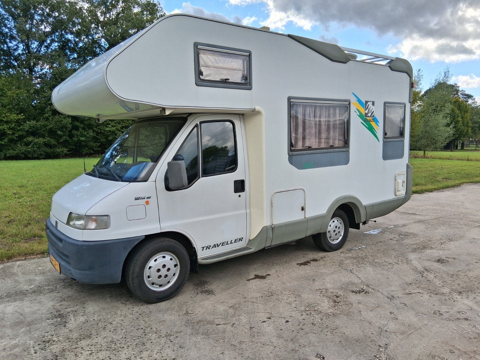 knaus Traveller 545 2.5tdi, Caravans en Kamperen, Alkoof, Ringverwarming, Fiat, Treinzit