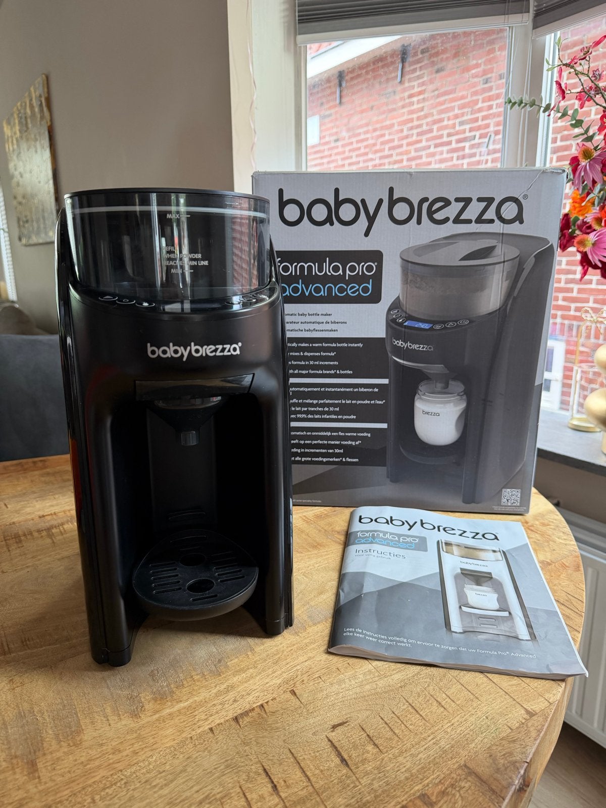Baby Brezza Formula Pro Advanced Flessenmaker, Automatisch, Ophalen of Verzenden, Zo goed als nieuw, Flessenmaker