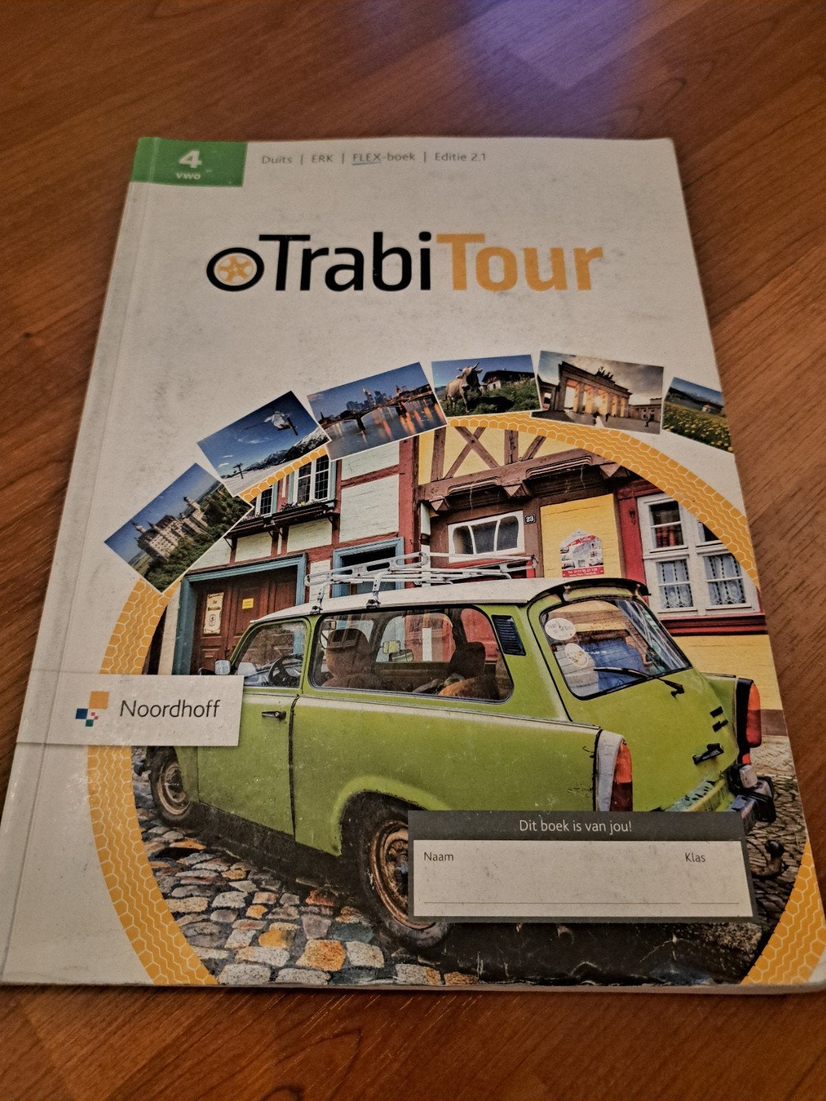 TrabiTour Duits 4 VWO FLEX-boek Editie 2.1, Ophalen of Verzenden, Gelezen, VWO, Duits
