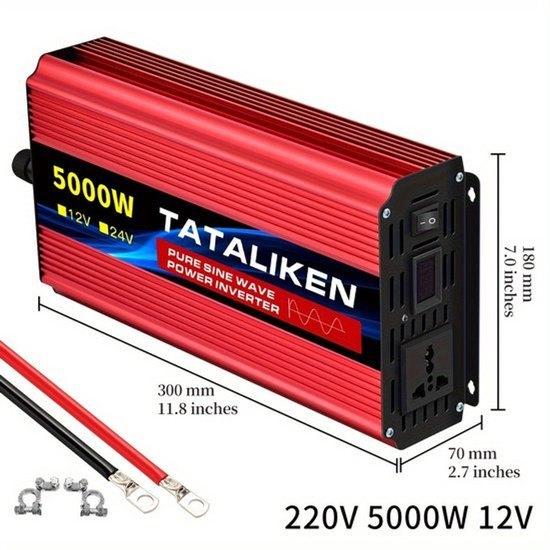 Power Inverter 12V Naar 220V – Spanningsomvormer – Omvormer, Corvance B.V., Verzenden, Nieuw, Corvancebol@gmail.com