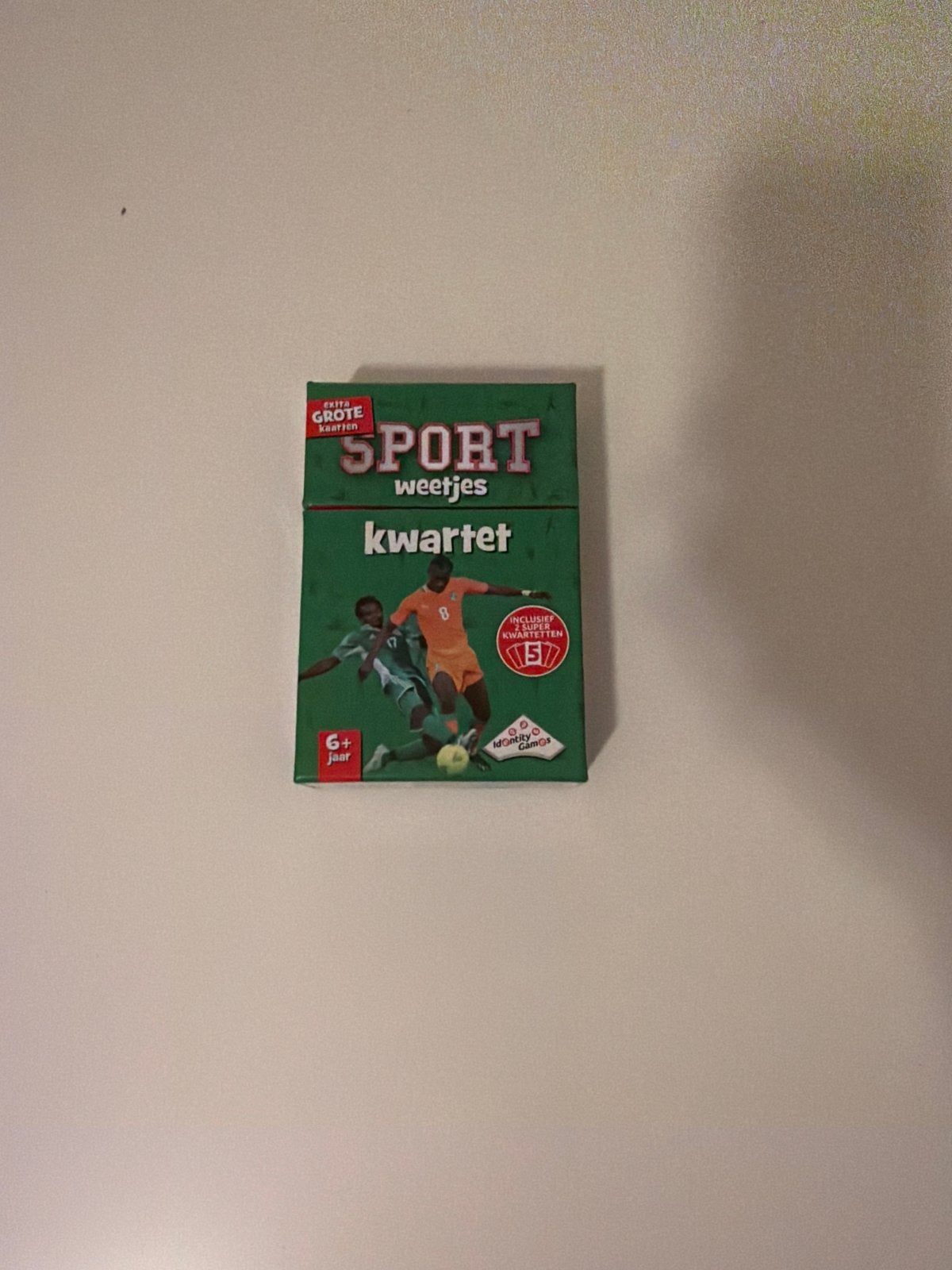 Sport weetjes kwartetspel - 6+ jaar, Drie of vier spelers, Ophalen of Verzenden, Gebruikt
