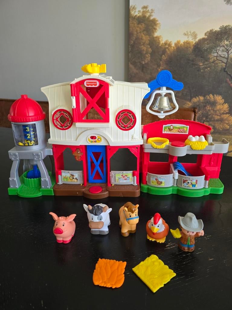 Fisher-Price Little People Boerderij met Dieren (compleet), Ophalen, Zo goed als nieuw, Jongen of Meisje