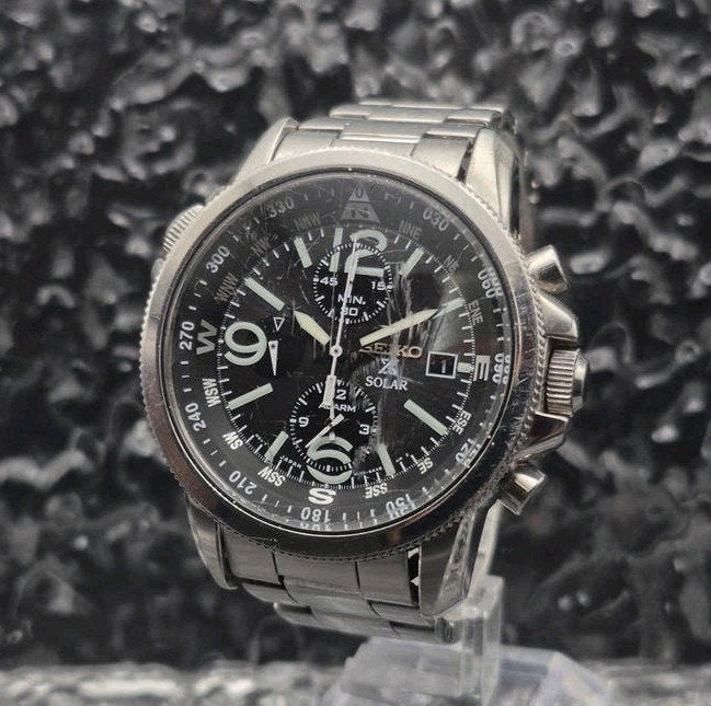 Seiko Prospex Solar Chronograph Ref. V172-0AG0 - Reparatie, 1-26-1, Ginza, Chuo-ku, Tokyo 104-8110, Japan, Seiko, Seiko Watch Corporation
