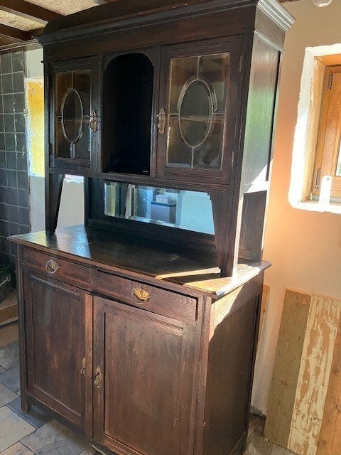 buffet kastje brocante, Ophalen, Gebruikt, 200 cm of meer, Overige houtsoorten