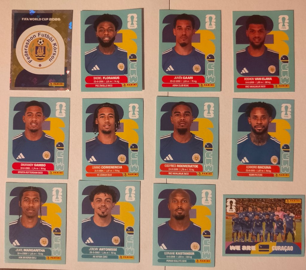 Panini FIFA World Cup 2026 Curaçao Voetbalplaatjes, Ophalen of Verzenden, Zo goed als nieuw, Stickers en Plaatjes